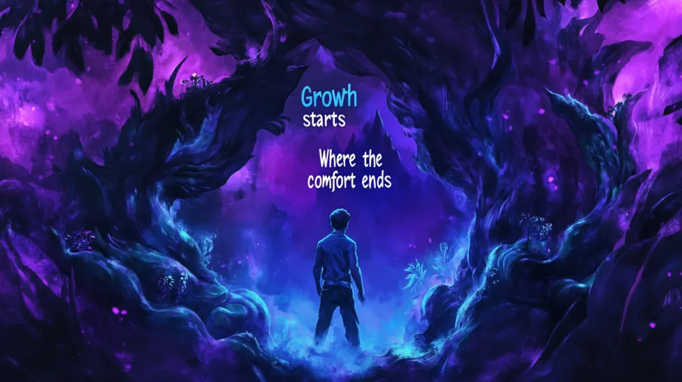 Growth starts when the comfort ends.
