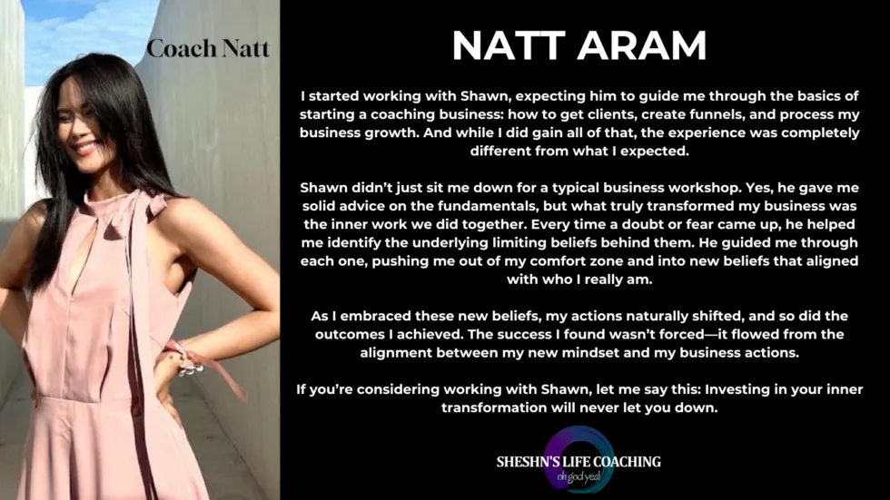 Coaching Natt On Kick Starting Her Business
