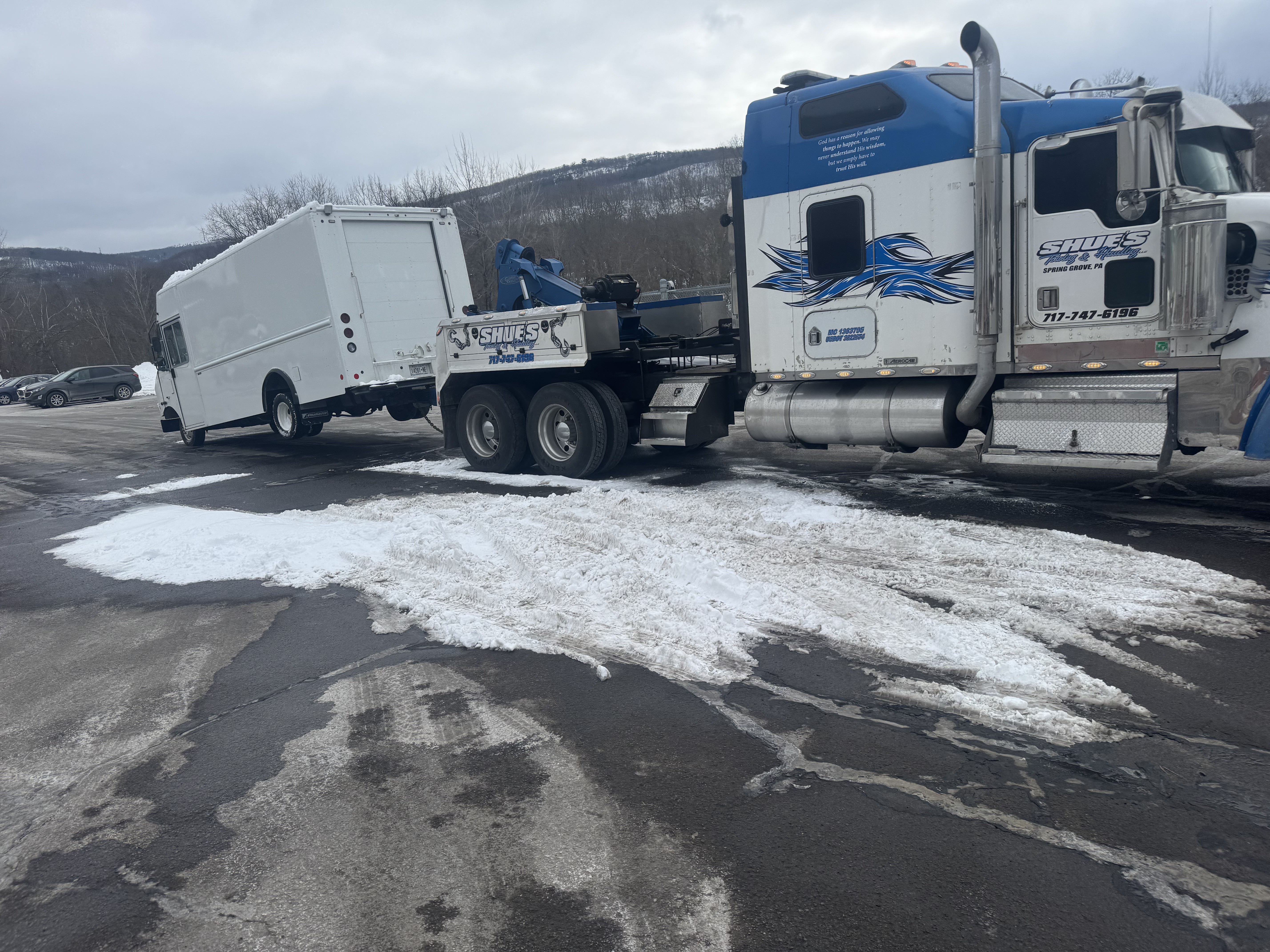 shue's automotive and towing performing ADAS alignment on a Chevrolet