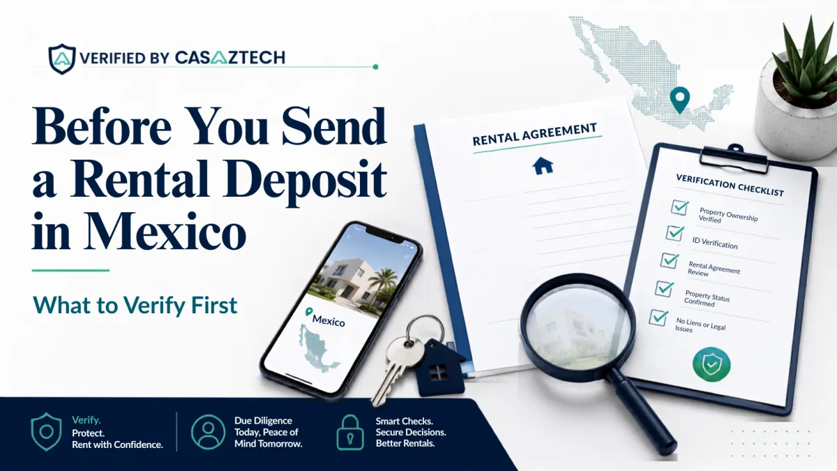 Before You Send a Rental Deposit in Mexico: What to Verify First