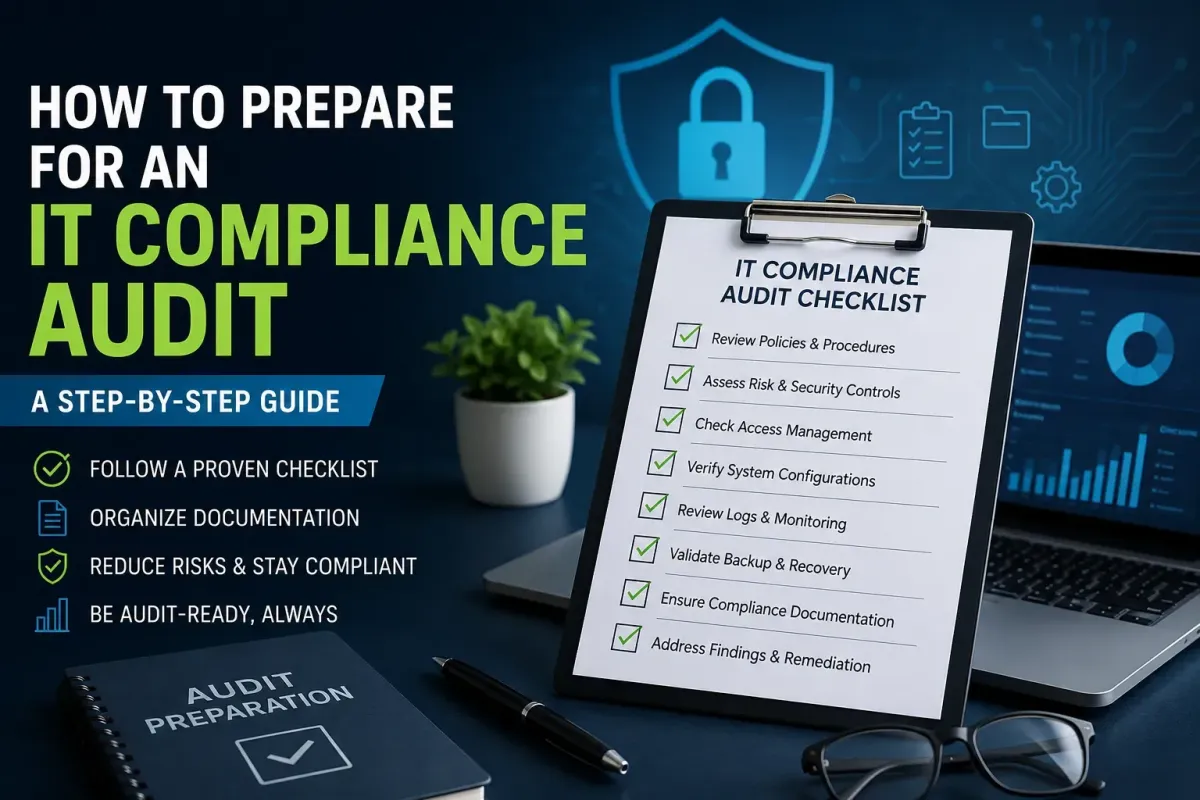 IT compliance audit checklist with complete guide for preparing systems