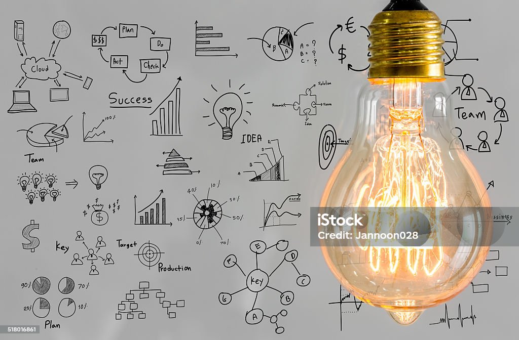 A clear glass light bulb on a white surface.