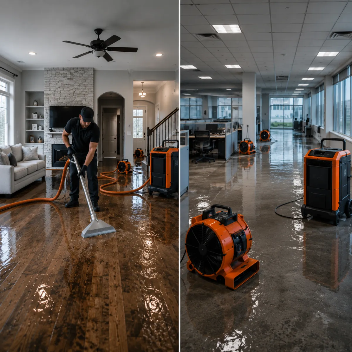 Residential and commercial water damage restoration services in Murrieta