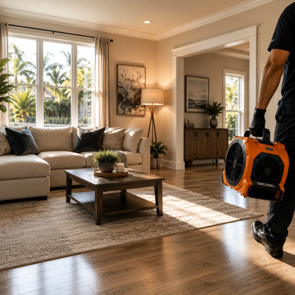Fully restored Murrieta home after professional water damage restoration