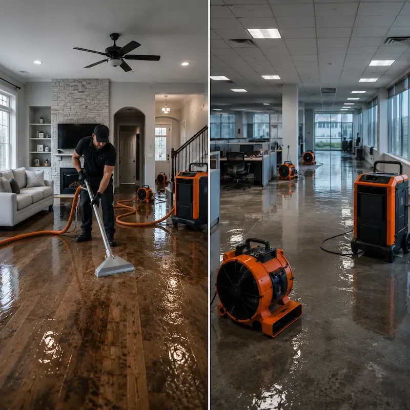 Residential and commercial water damage restoration services in Murrieta