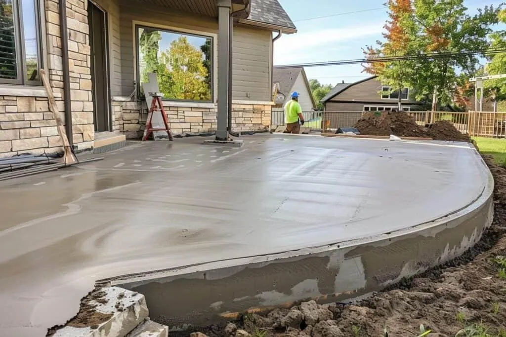 Lakeland Concrete builds and installs patio