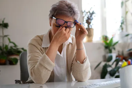 mild vision changes