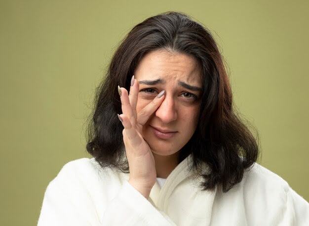 dry eye or eye misalignment