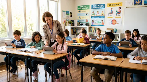 helping teachers support myopia management
