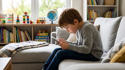 how close is too close for kids reading