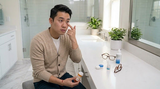 medications affect contact lens comfort