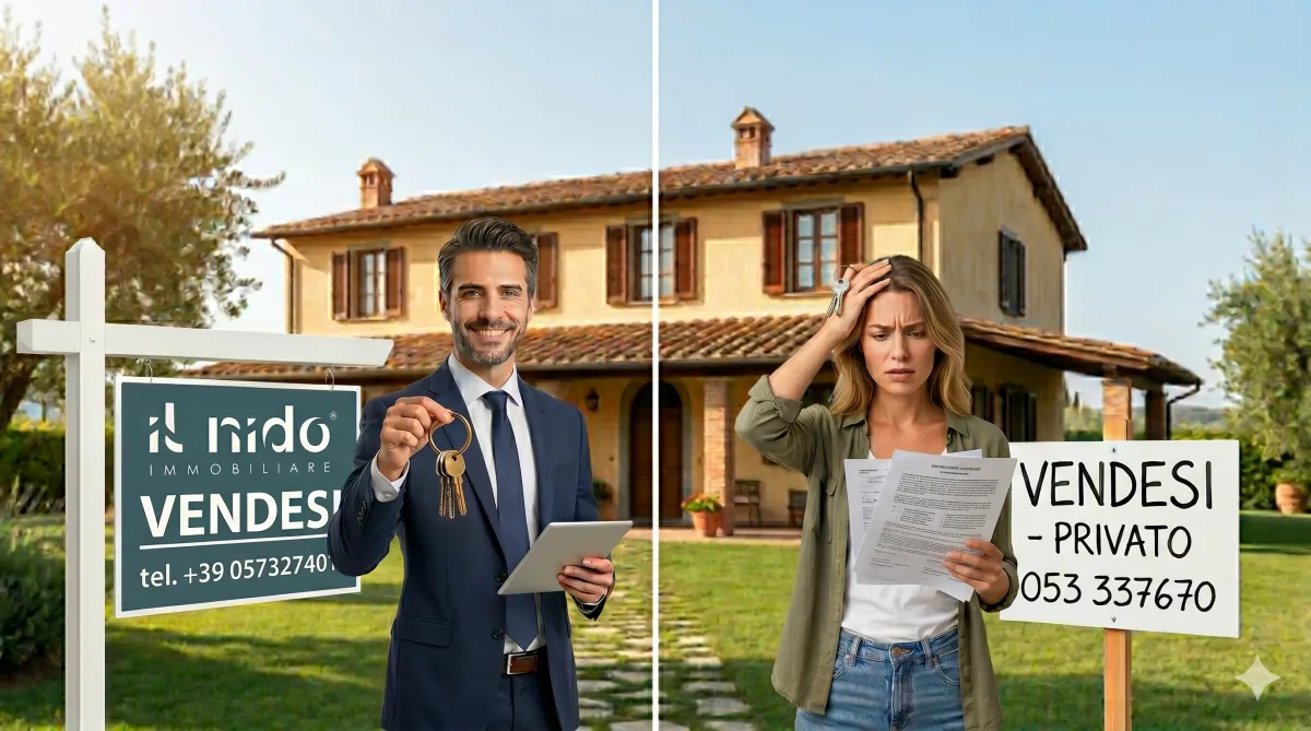 Agenzia immobiliare o vendita privata?