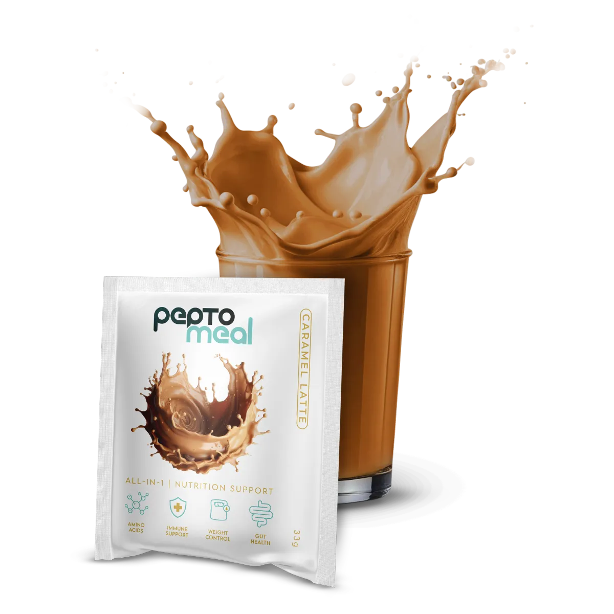 Commuter holding a VitaShake cup near a window, candid lifestyle shot (1:1).