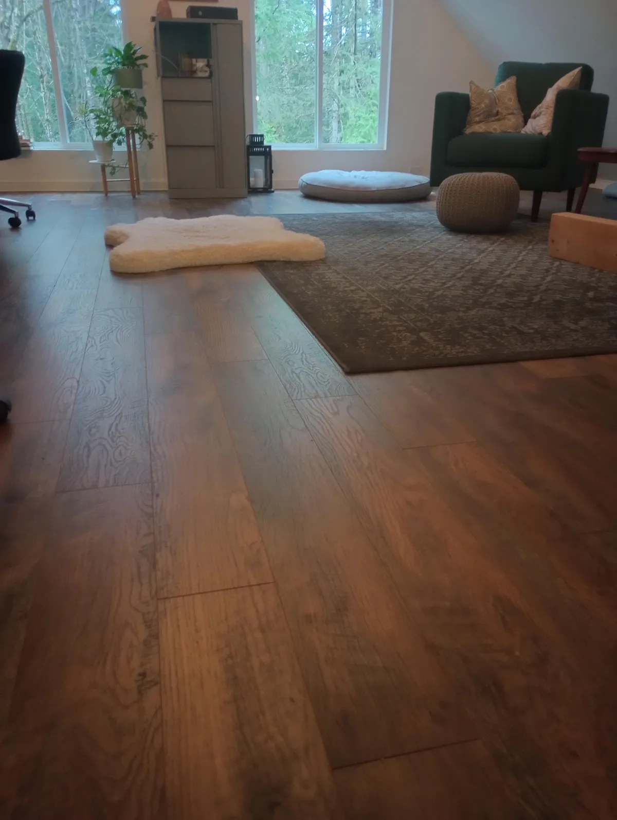 laminate floor installation.