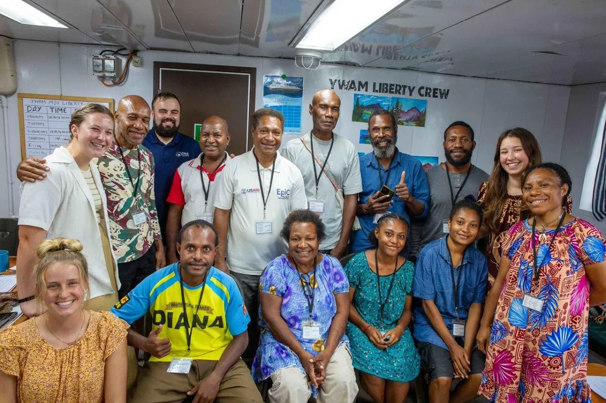 Hadley serving on a medical missions ship