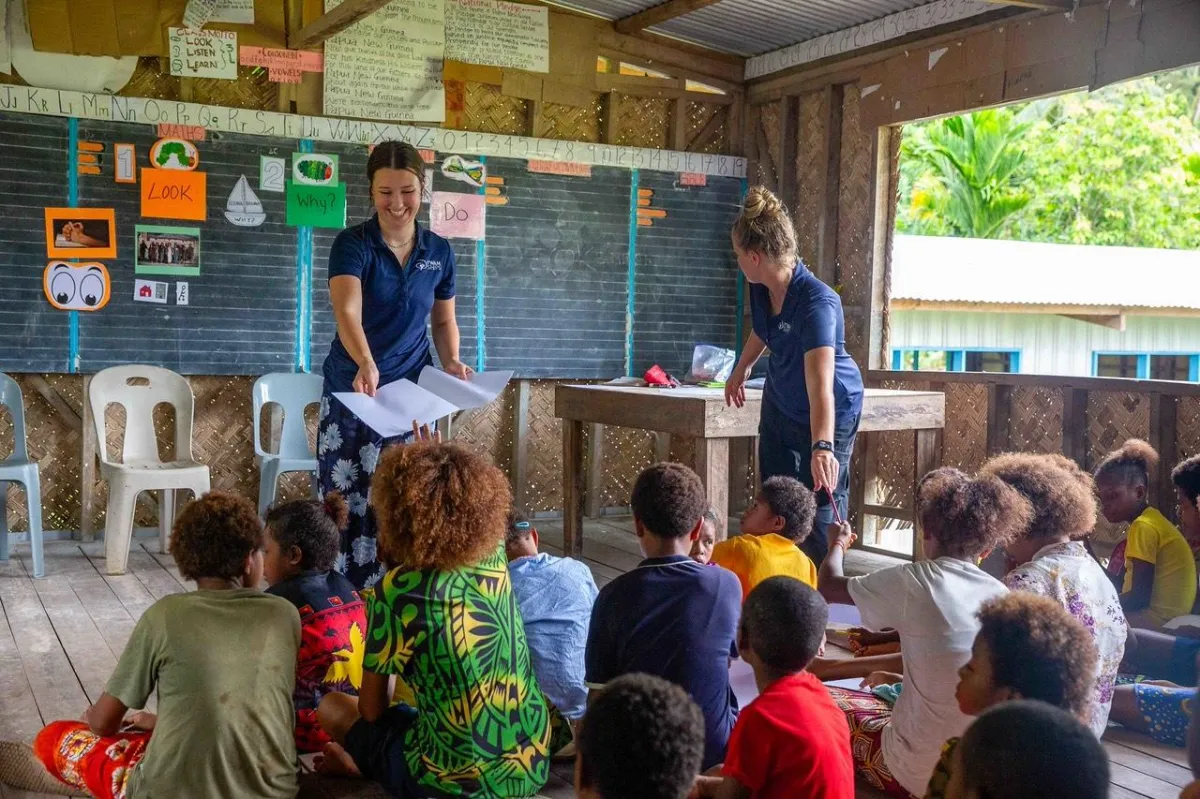 Hadley serving on a medical missions ship