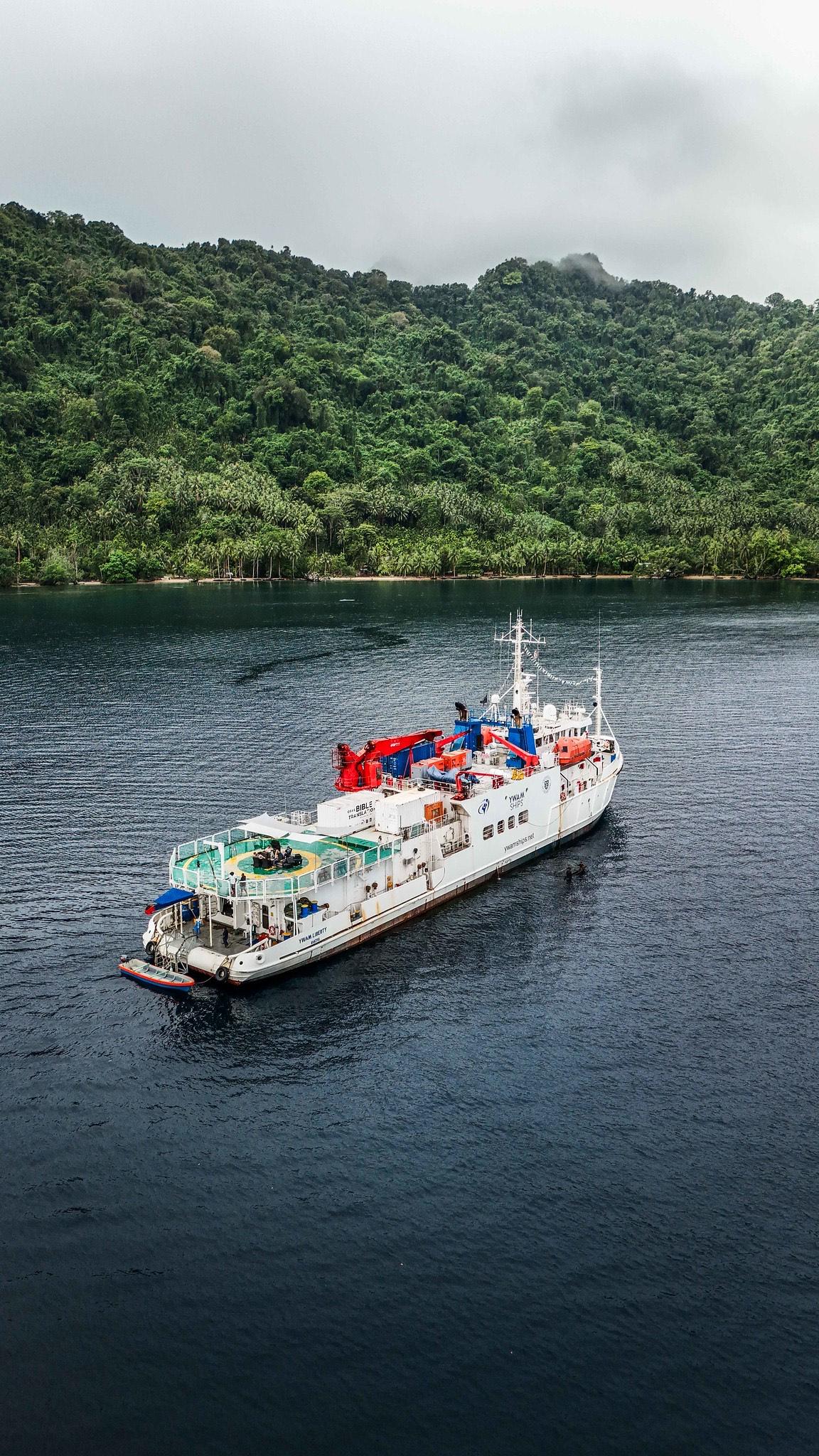 Hadley serving on a medical missions ship