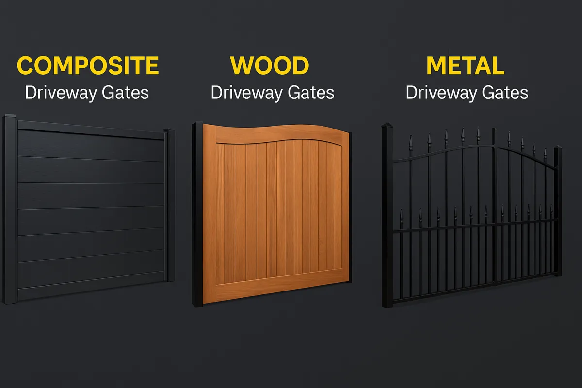 Driveway Gate Material Types
