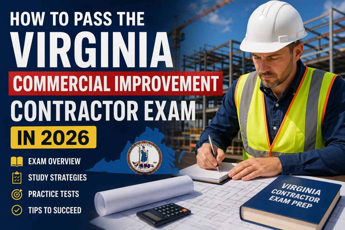 How to Pass the Virginia Commercial Improvement Contractor Exam 2026 