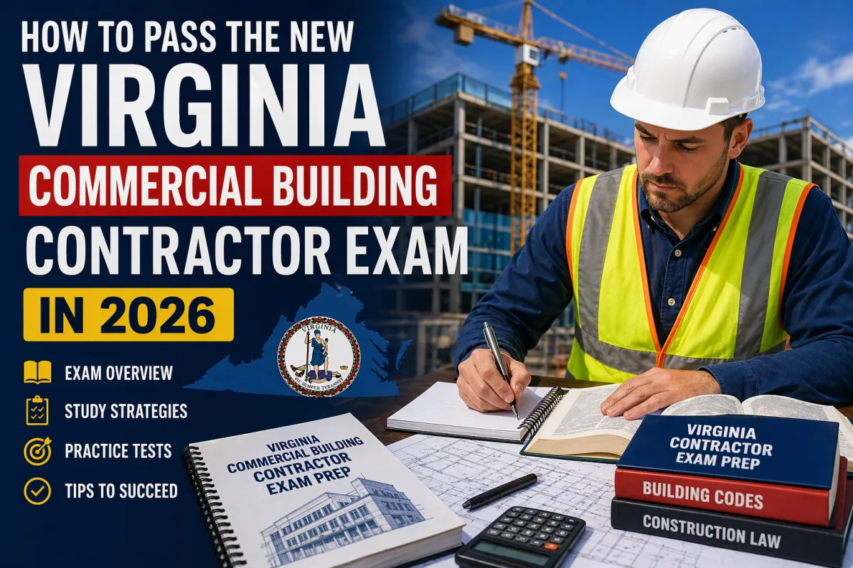 How to Pass the Virginia Commercial Building Contractor Exam 2026  