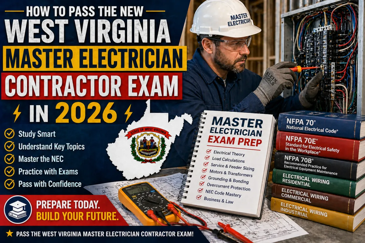 How to Pass the West Virginia Master Electrician Contractor Exam in 2026