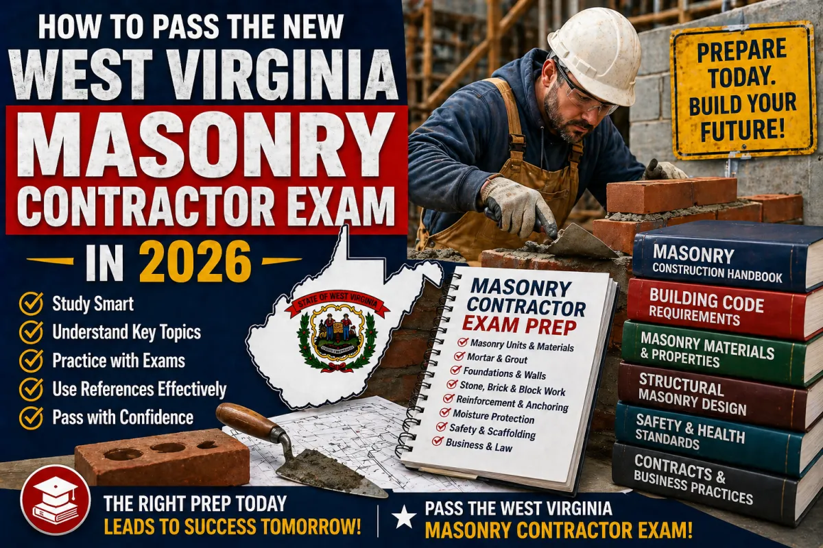 How to Pass the West Virginia Masonry Contractor Exam in 2026