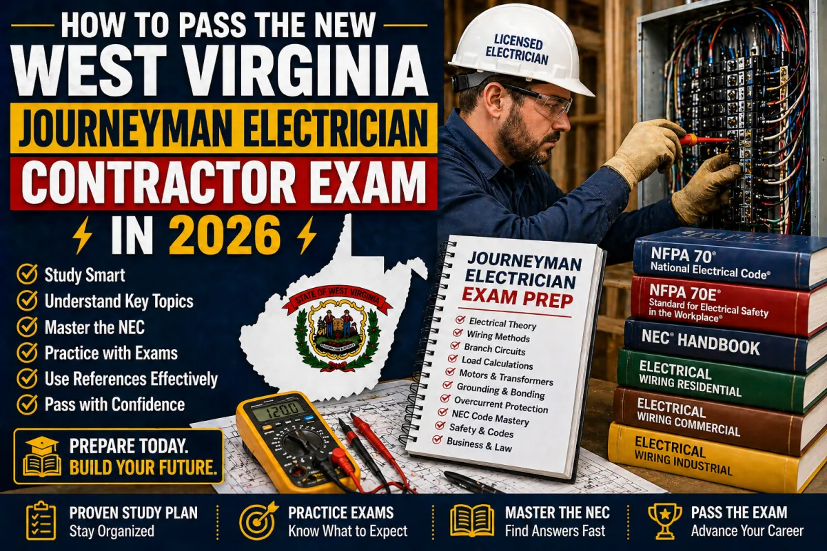 How to Pass the West Virginia Journeyman Electrician Contractor Exam in 2026