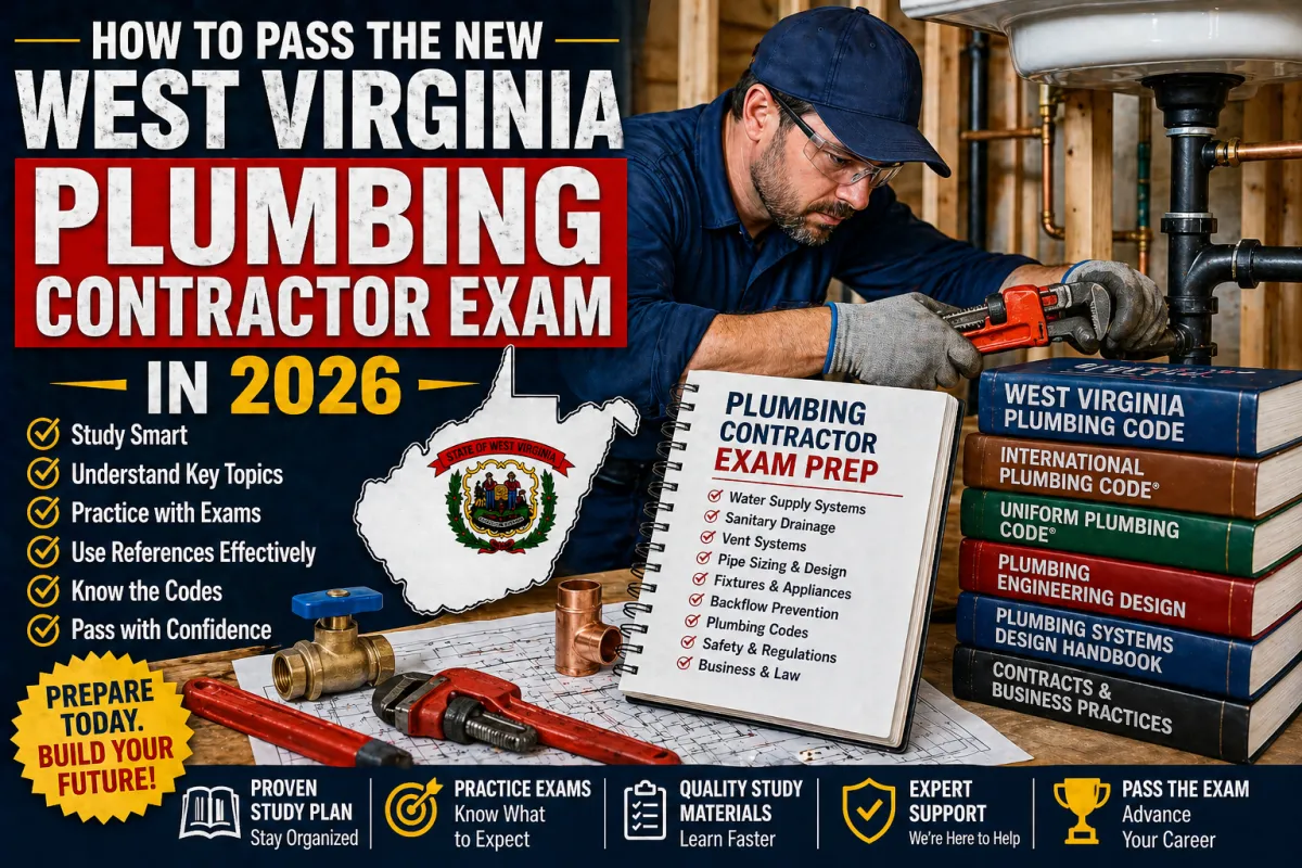 How to Pass the West Virginia Plumbing Contractor Exam in 2026