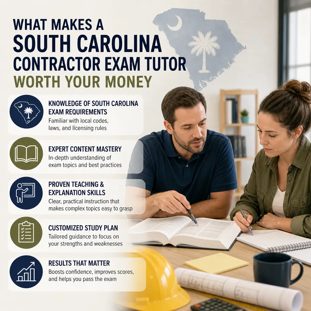 What Makes a South Carolina Contractor Exam Tutor Worth Your Money