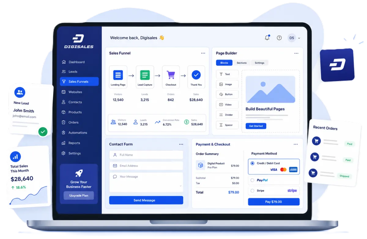 Digisales Dashboard