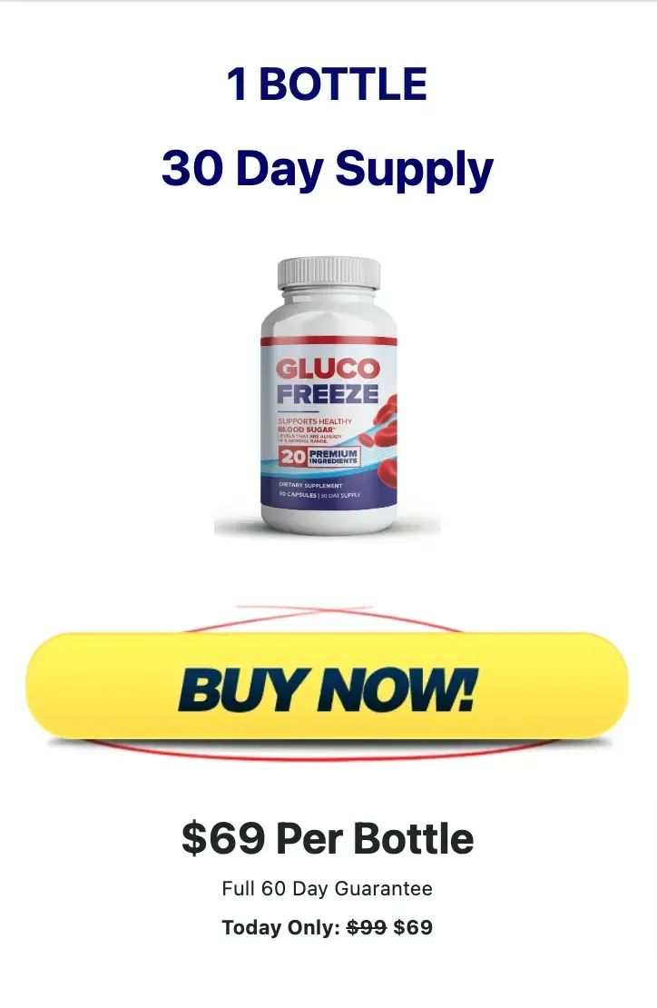 GlucoFreeze 1 Bottle