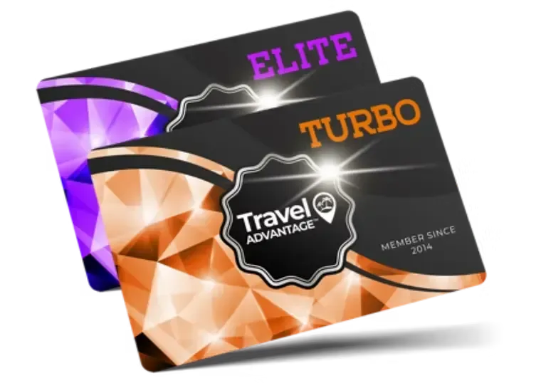 Cartes membres Travel Advantage Elite et Turbo : accédez à des remises exclusives sur les voyages, des points fidélité doublés et des privilèges VIP avec l’abonnement haut de gamme.