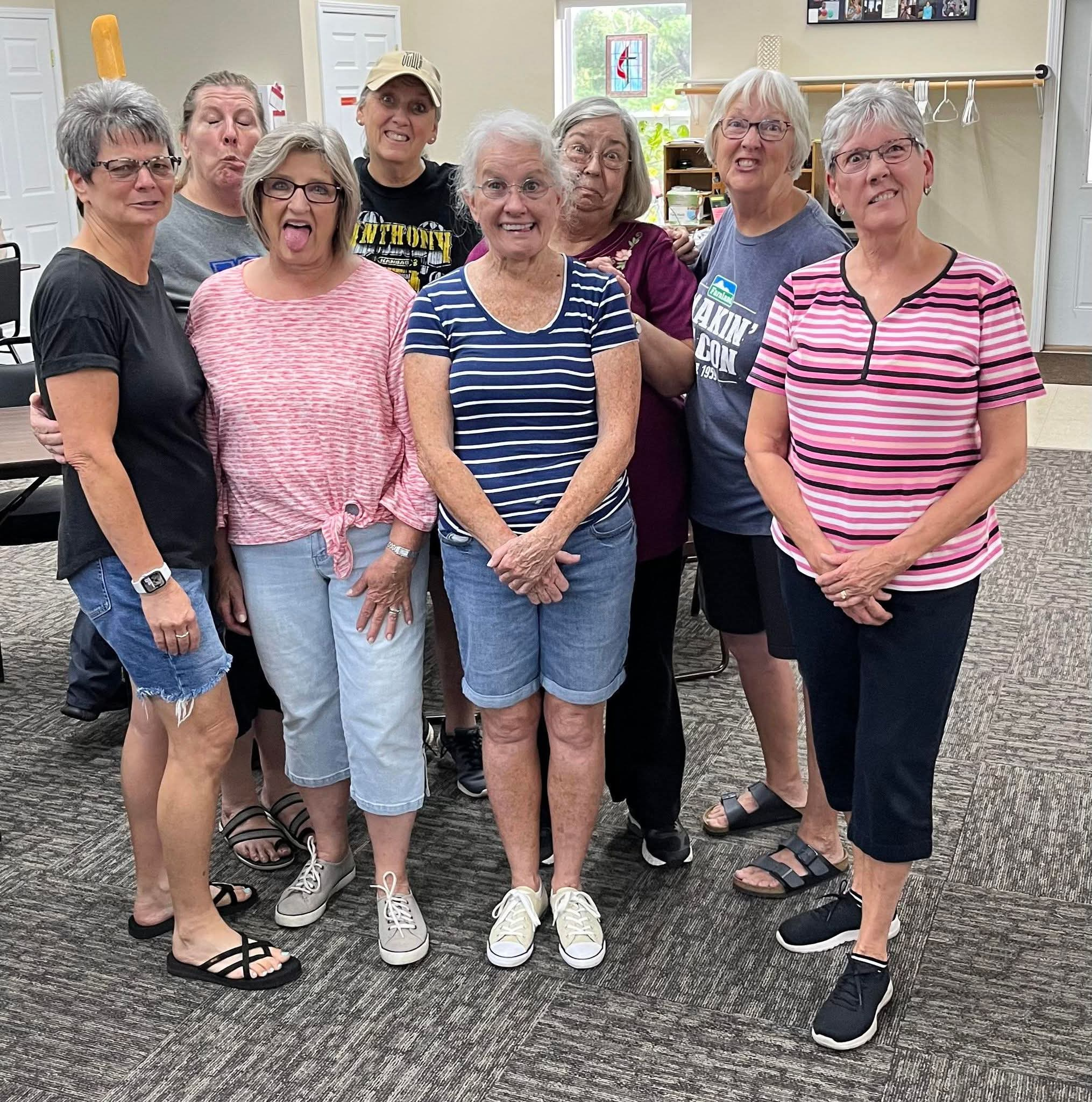 PUMC Rubies members making funny faces