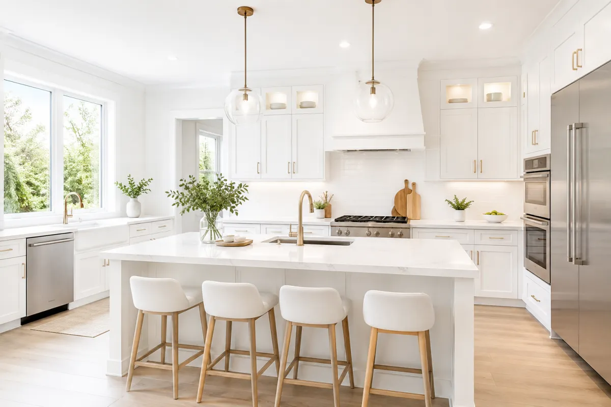 Image of a clean kitchen