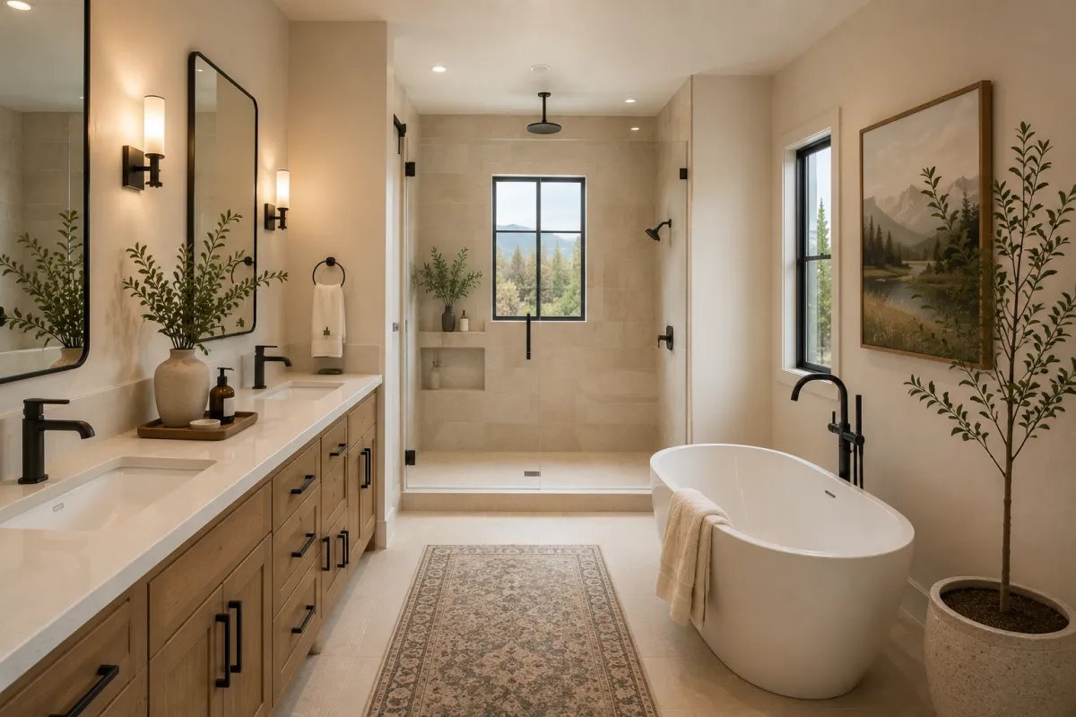 Image of a clean bathroom