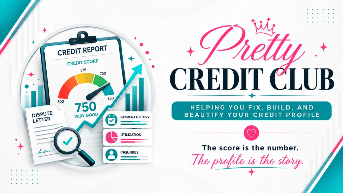 Pretty Credit Club Mockup