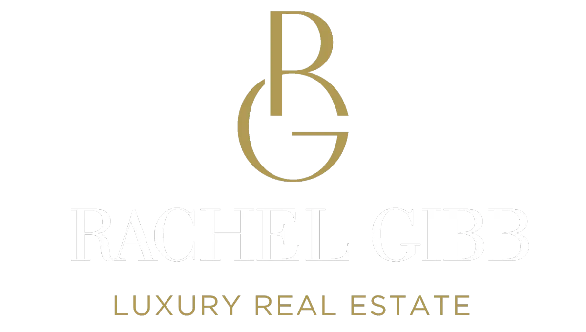 Rachel Gibb Luxury Real Estate logo – expert in high-end properties in Dubai & Canada.