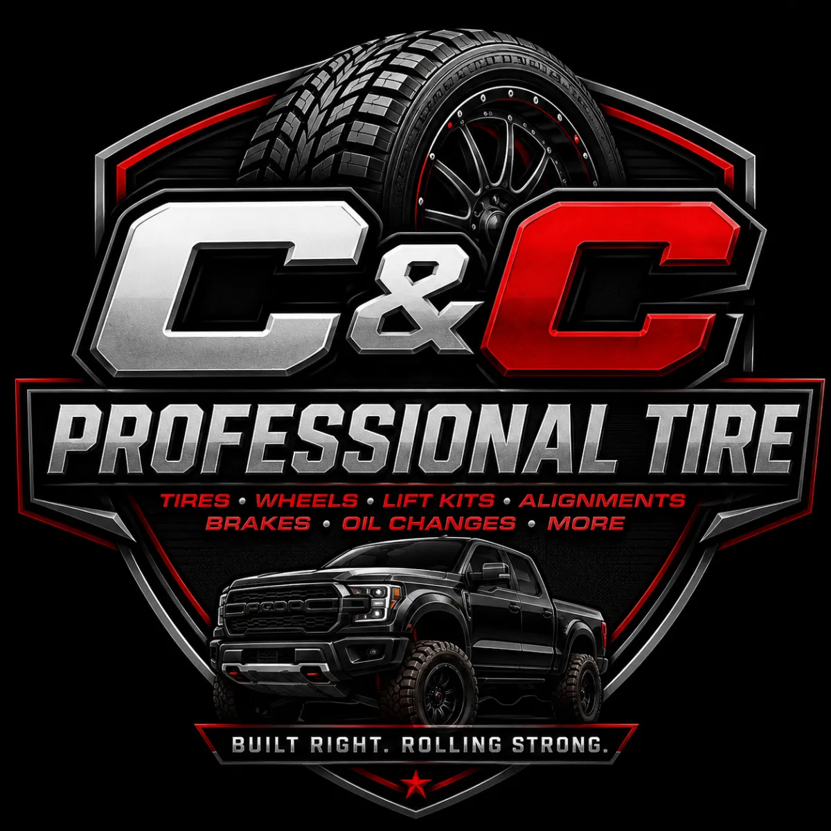 C&C Professional Tire Logo