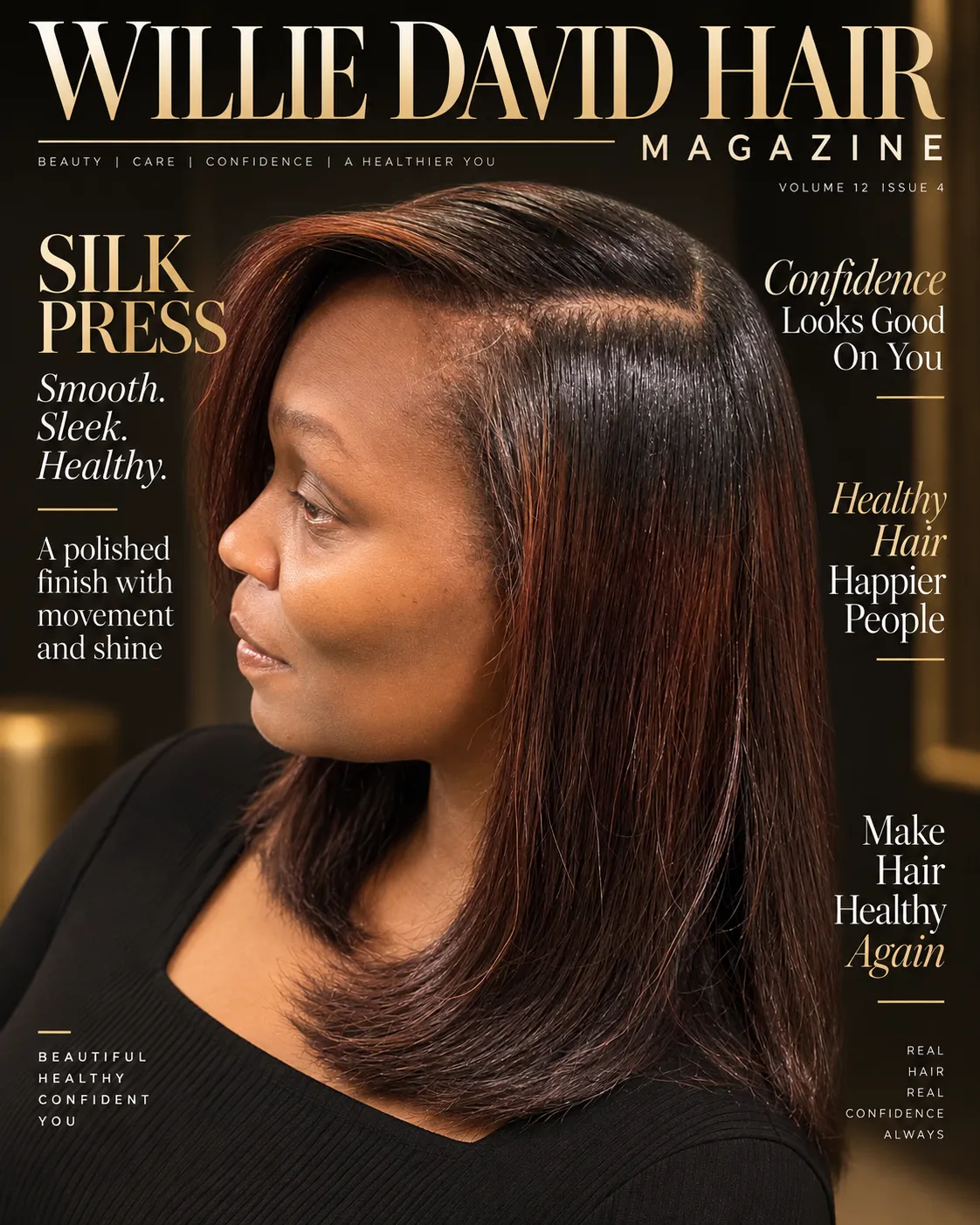 Express smoothing treatment for natural hair using SilkOut System – Miami salon