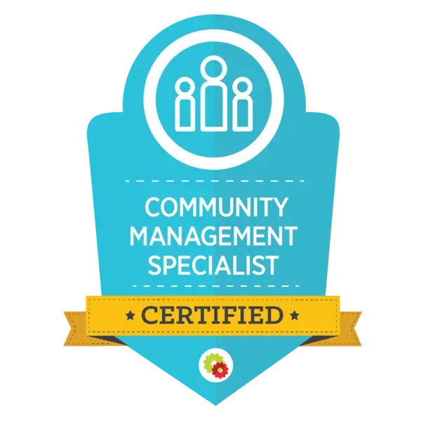 Certified Community Management Specialist badge