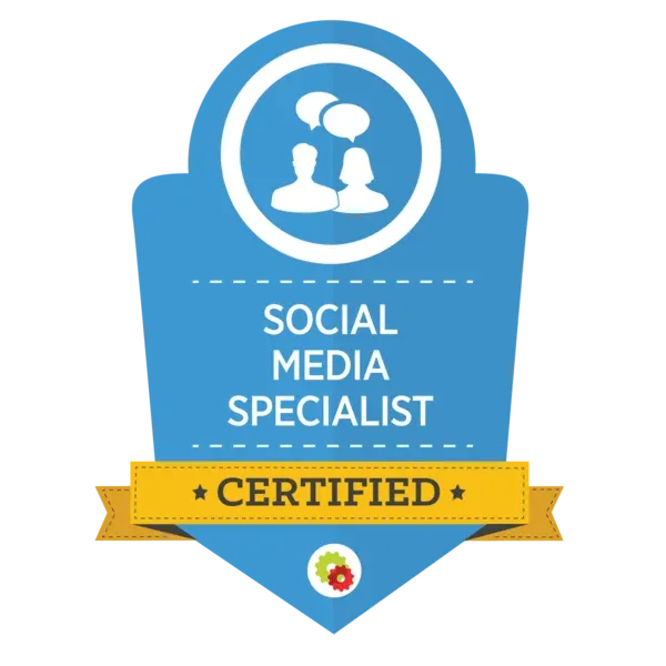 Certified Social Media Marketing Specialist badge