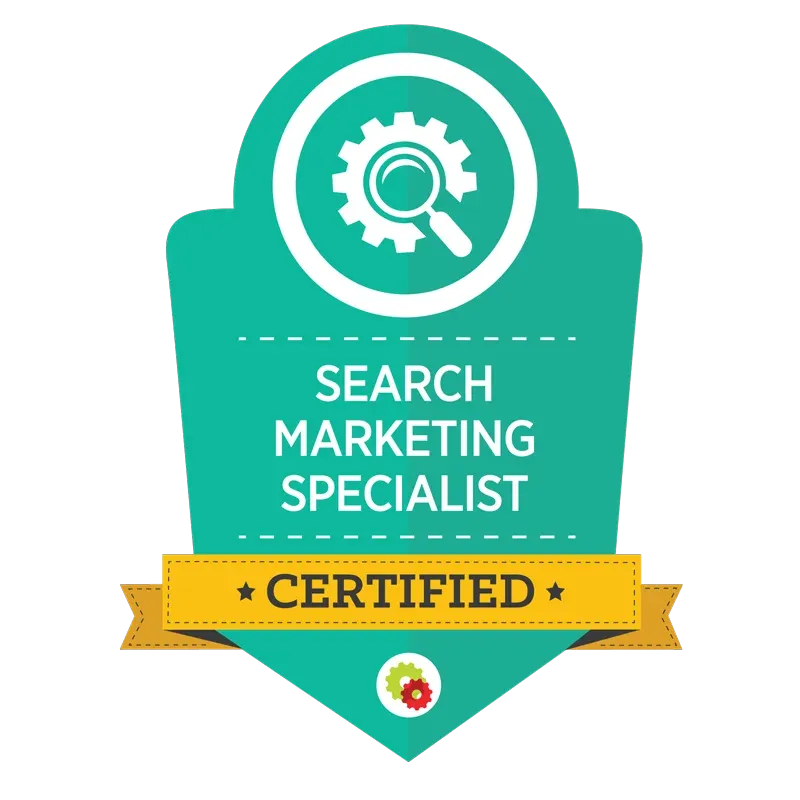 Certified Search Marketing Specialist badge