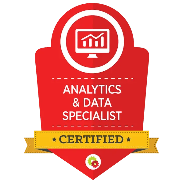 Certified Analytics & Data Specialist badge