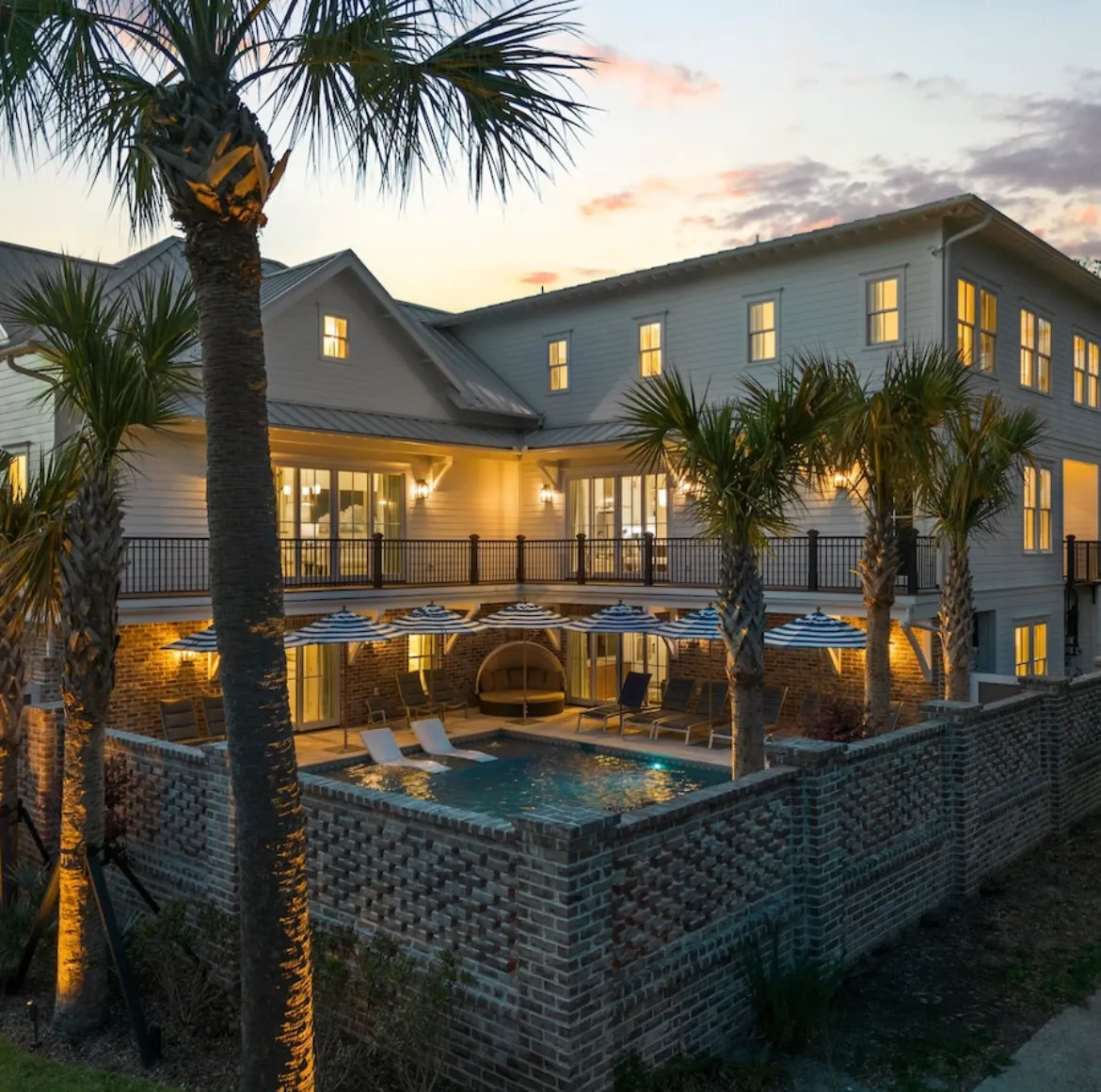 Gently moving coastal waters at Tybee Island
