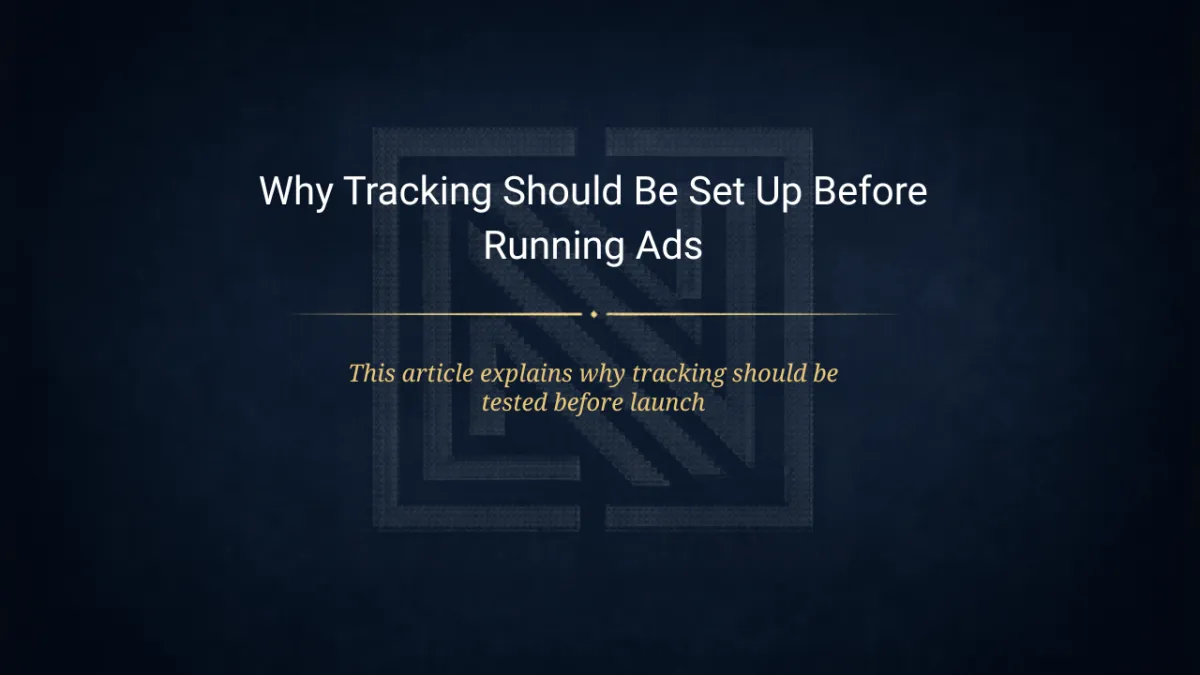 This article explains why tracking should be tested before launch