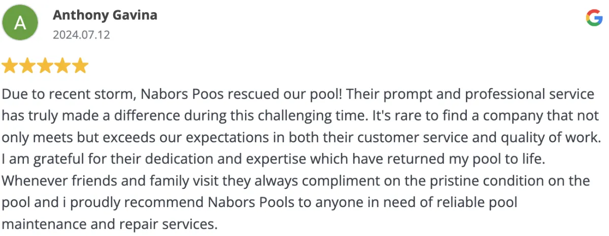 pool maintenance
