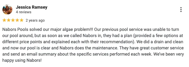 swimming pool service