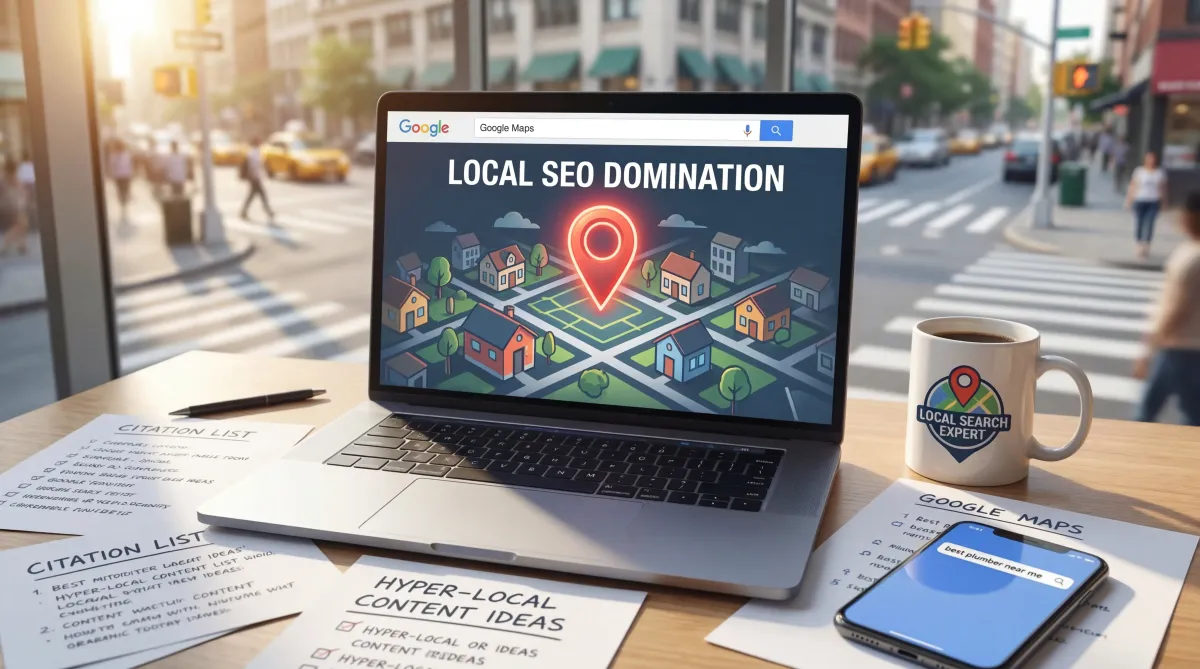 Local SEO and Google Maps ranking system for small businesses using AutoConnect CRM