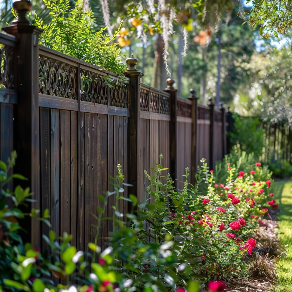 Wood fence in Valdosta ga