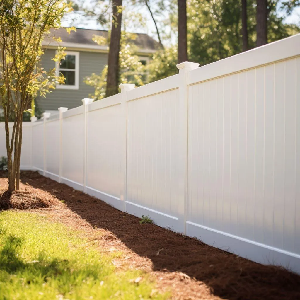 white vinyl fence valdosta ga